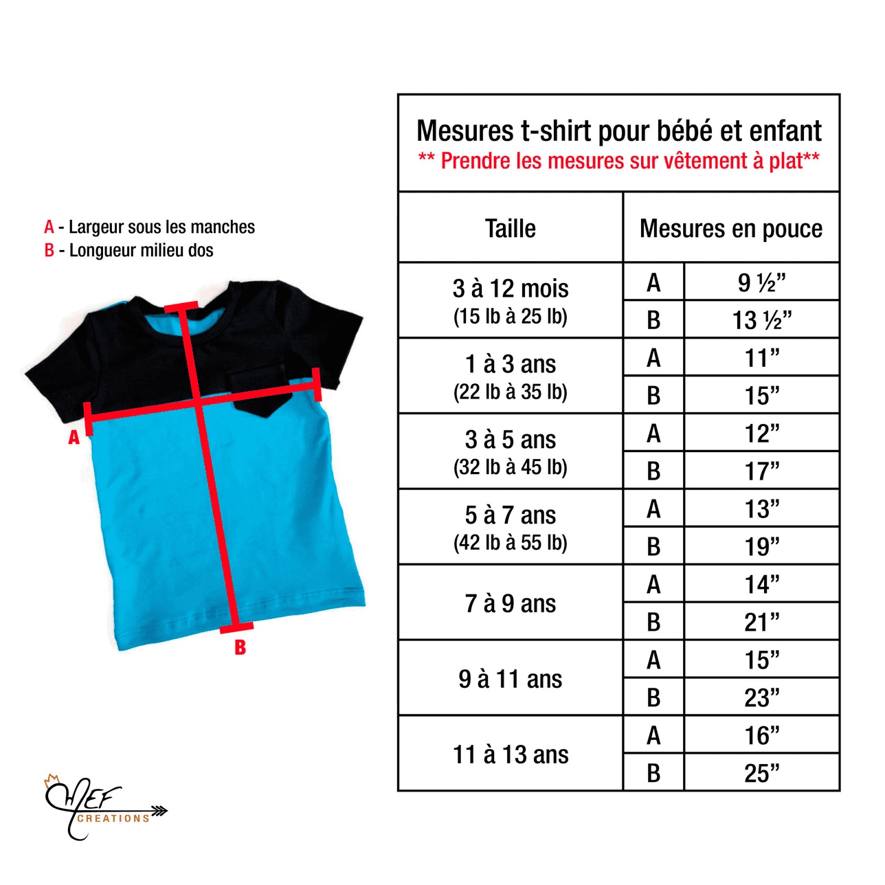 T-shirt Halloween pour bébé et enfant, choix longueur de manches