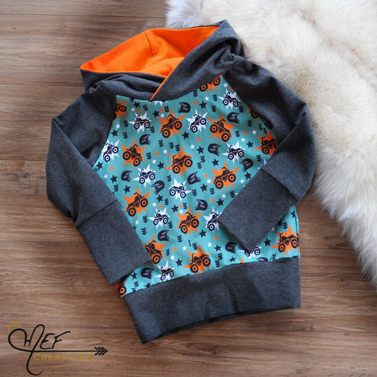 Hoodie garçon 4 roues, exclusif MEF