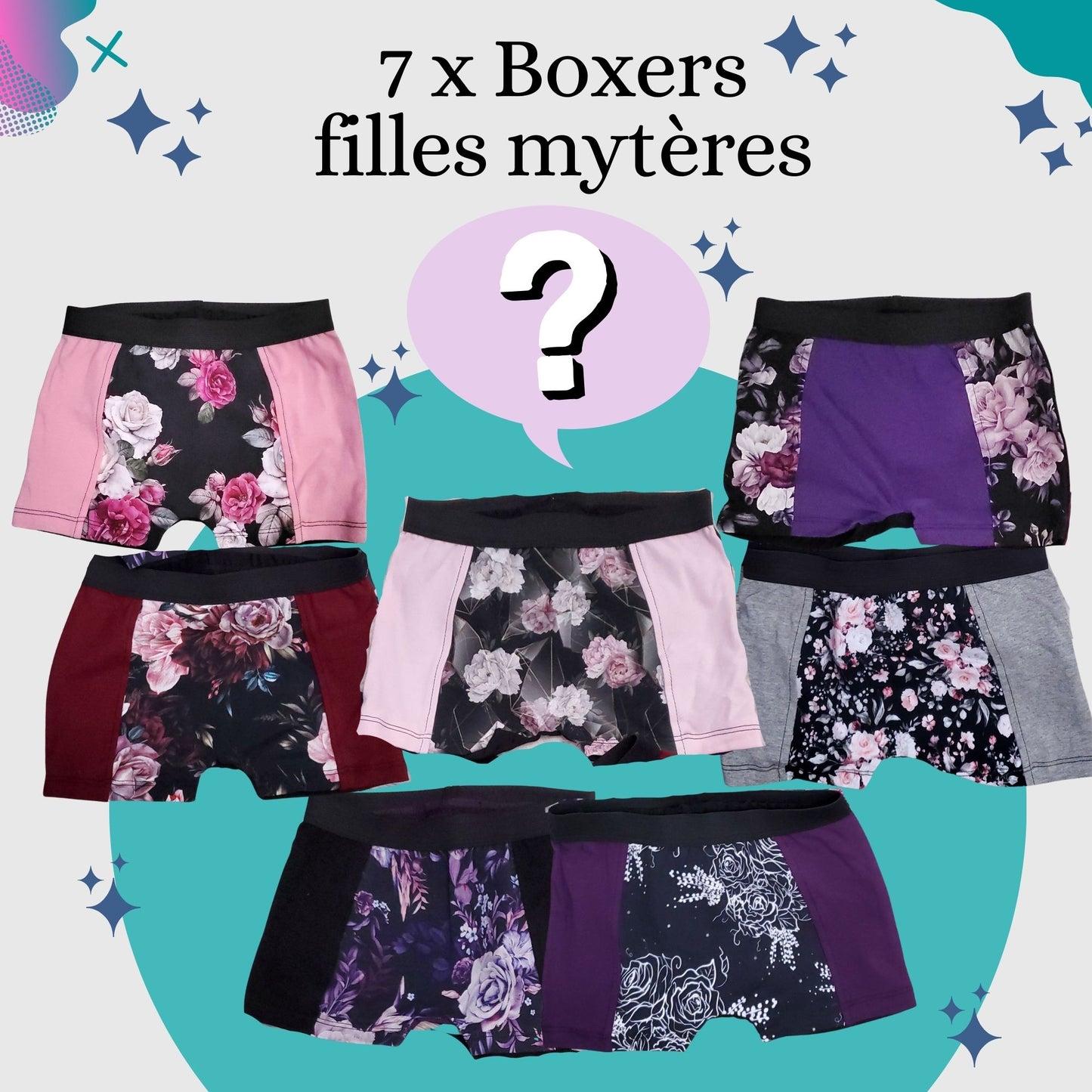 7X Sous-vêtements enfants, MYSTÈRES