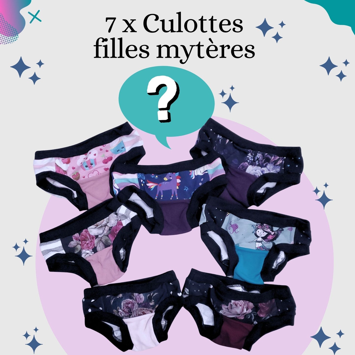 7X Sous-vêtements enfants, MYSTÈRES