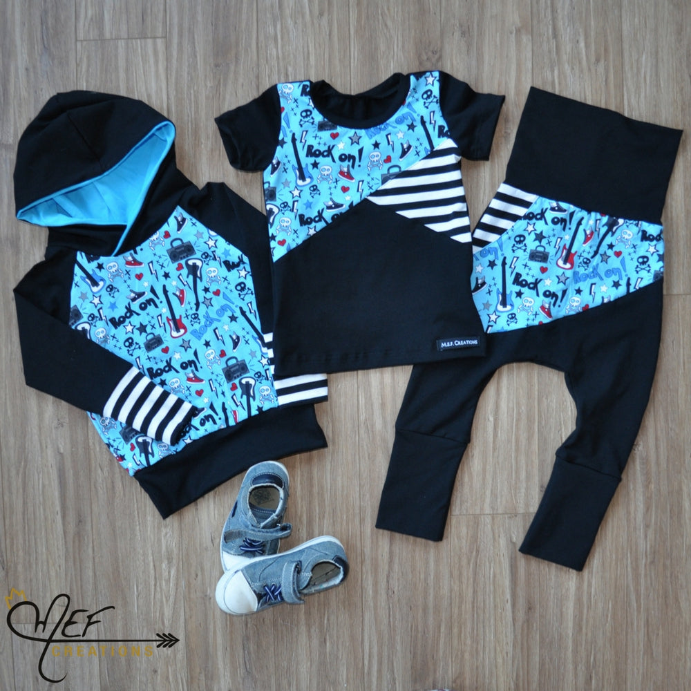 Hoodie rock, EXCLUSIF MEF, PAP, 5 à 7 ans