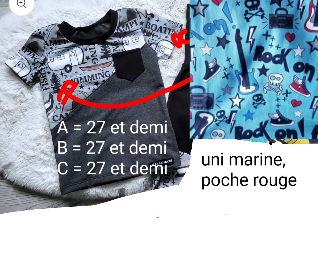 Commande personnalisé pour Liliane English, 3 t-shirt personnalisé