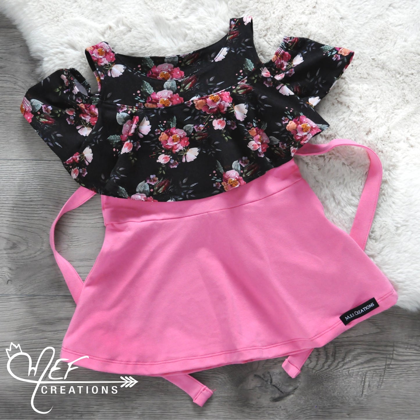 Robe fillette fleurie mathilde, 1 à 3 ans