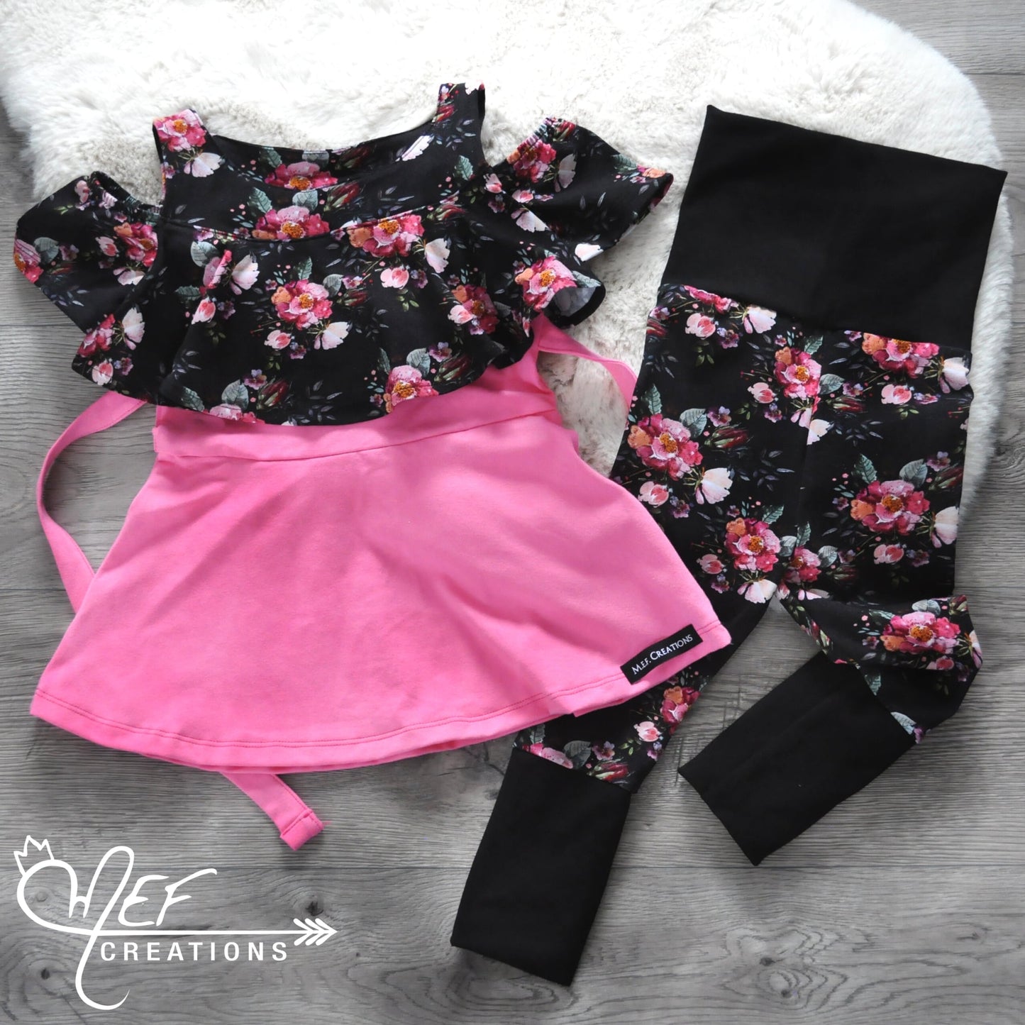 Robe fillette fleurie mathilde, 1 à 3 ans