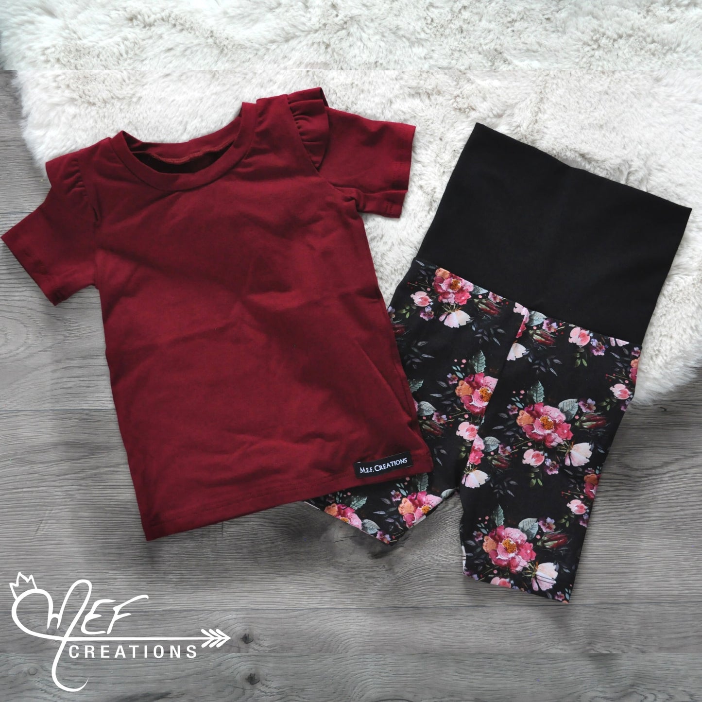 Short fillette fleuris mathilde, PAP, 1 à 3 ans