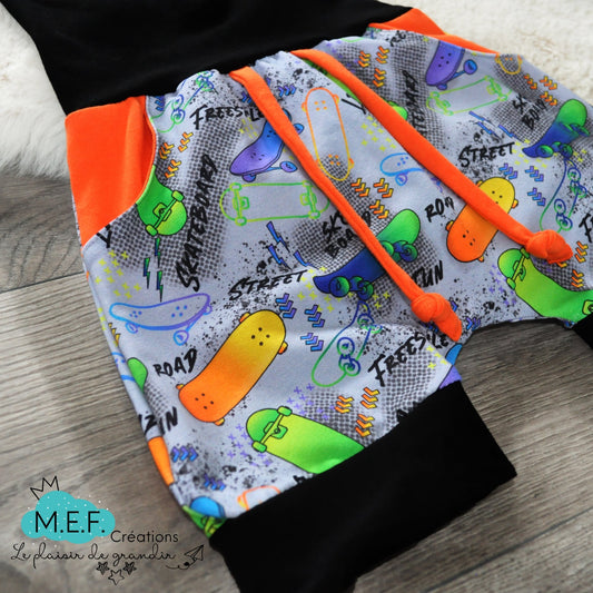 Short évolutif skate ORANGE