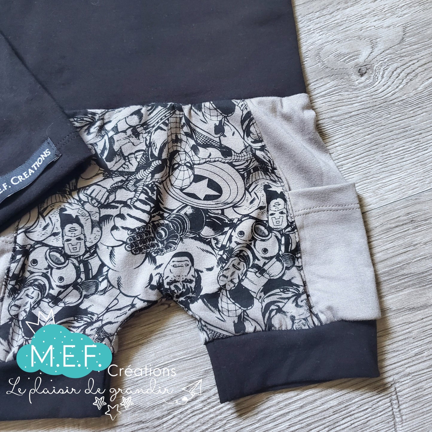 Vêtements garçons bébé ensemble superhéro, LIQUIDATION 3 à 12 mois