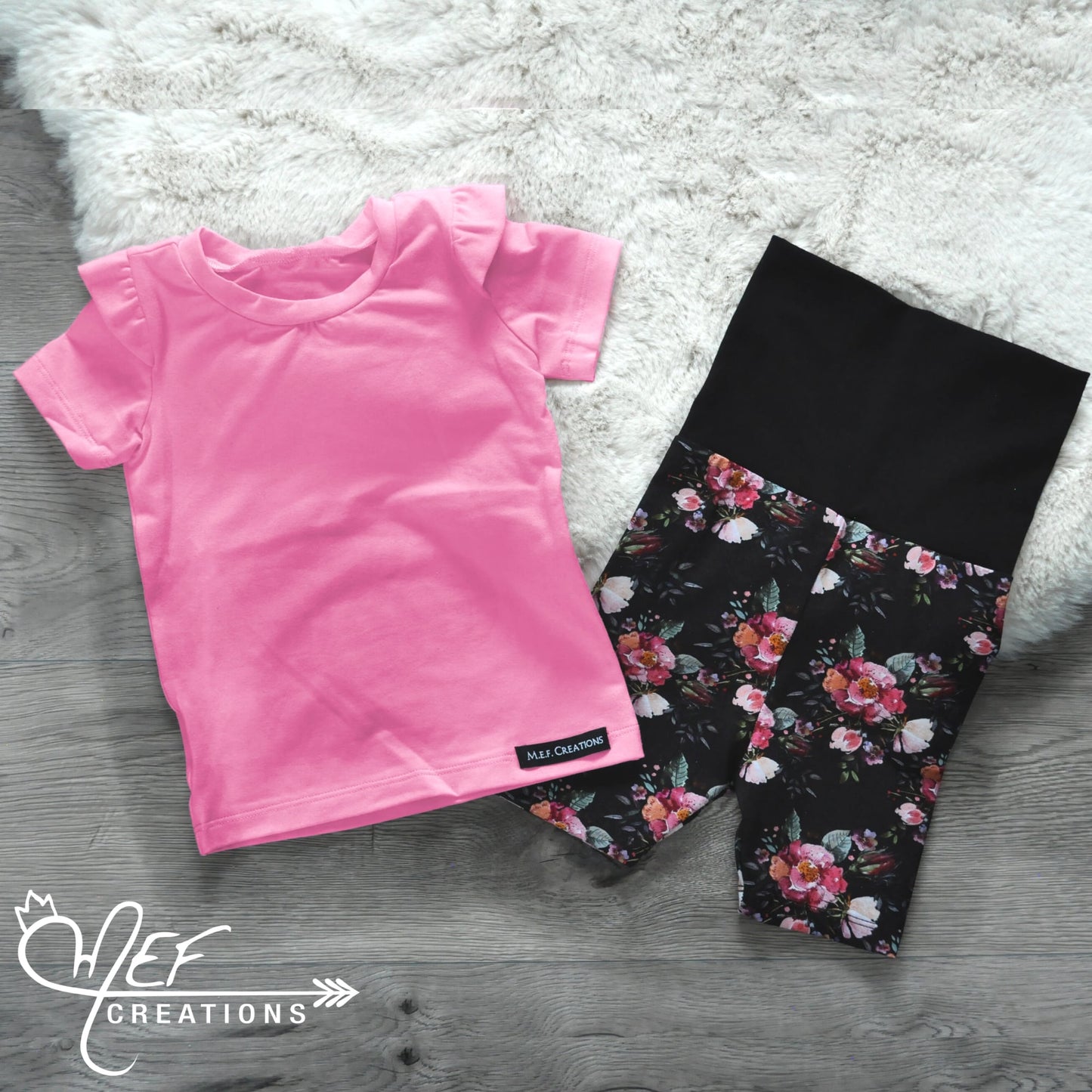 Short fillette fleuris mathilde, PAP, 1 à 3 ans