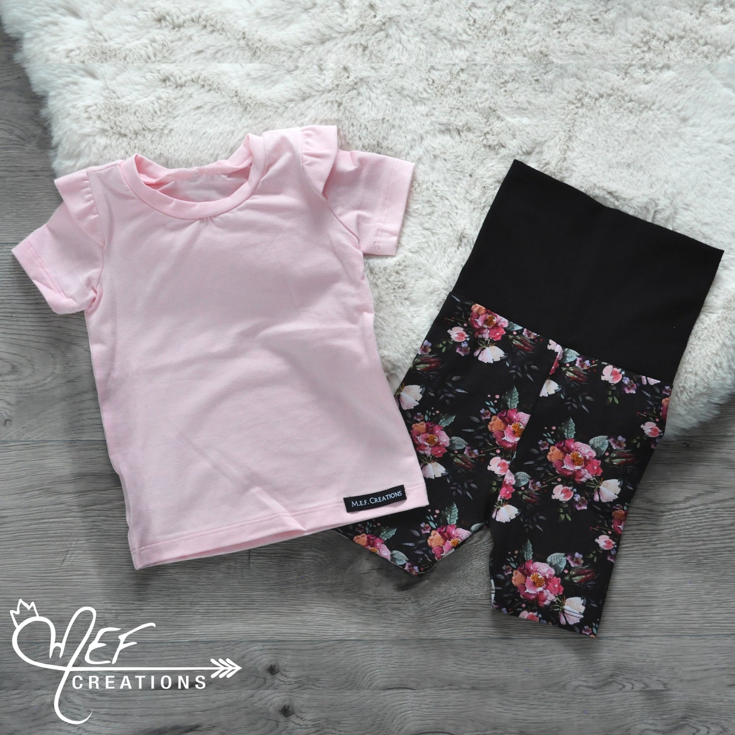 Short fillette fleuris mathilde, PAP, 1 à 3 ans