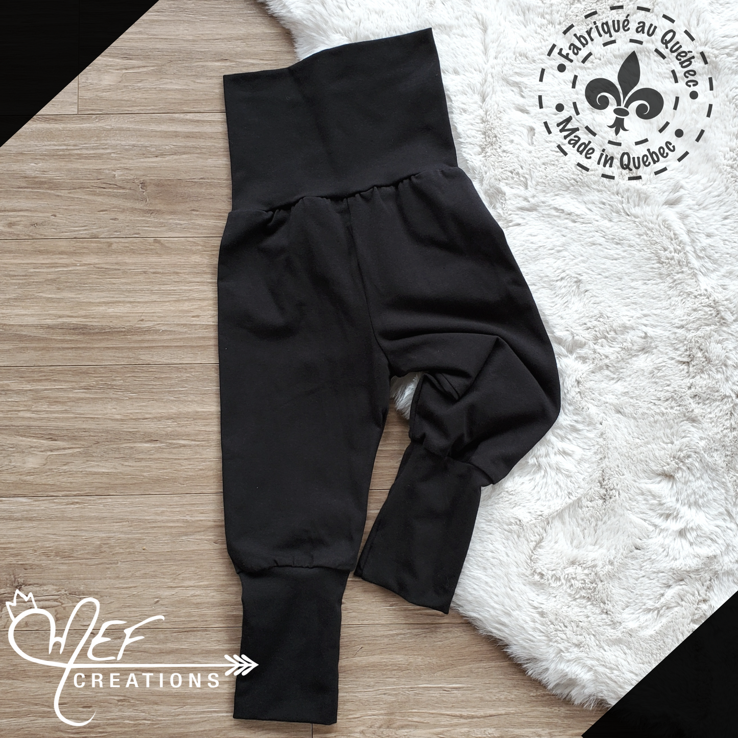Lot de 3 jogging évolutif en coton, choix coloris, avec poches ou sans poches