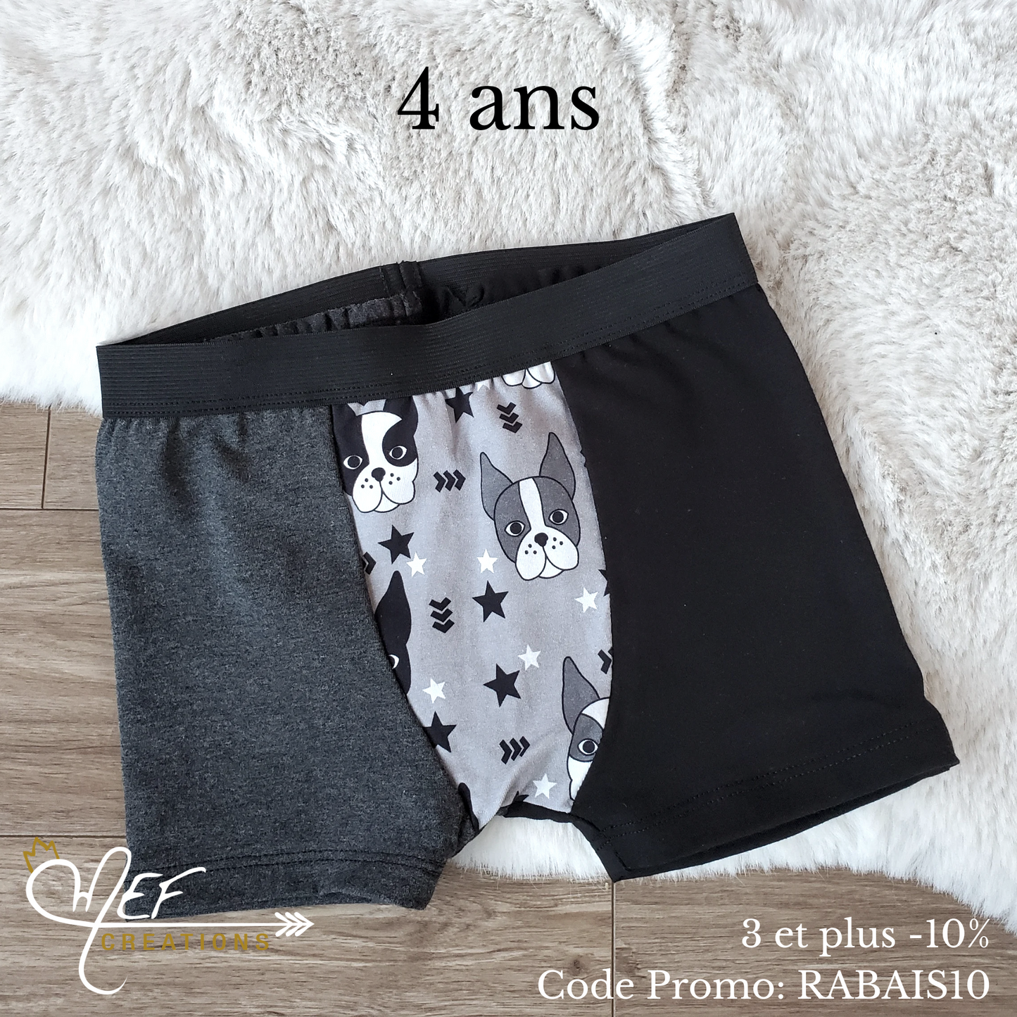boxer enfant 4 ans, prêt-à-partir, chien