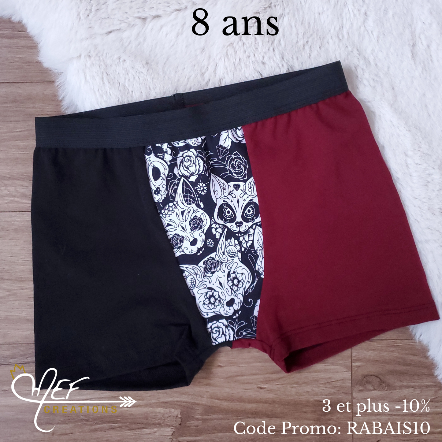 boxer enfant 8 ans, prêt-à-partir, sugar chat