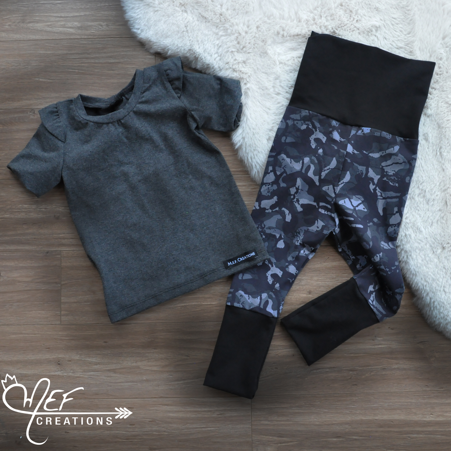 Legging fillette camouflage