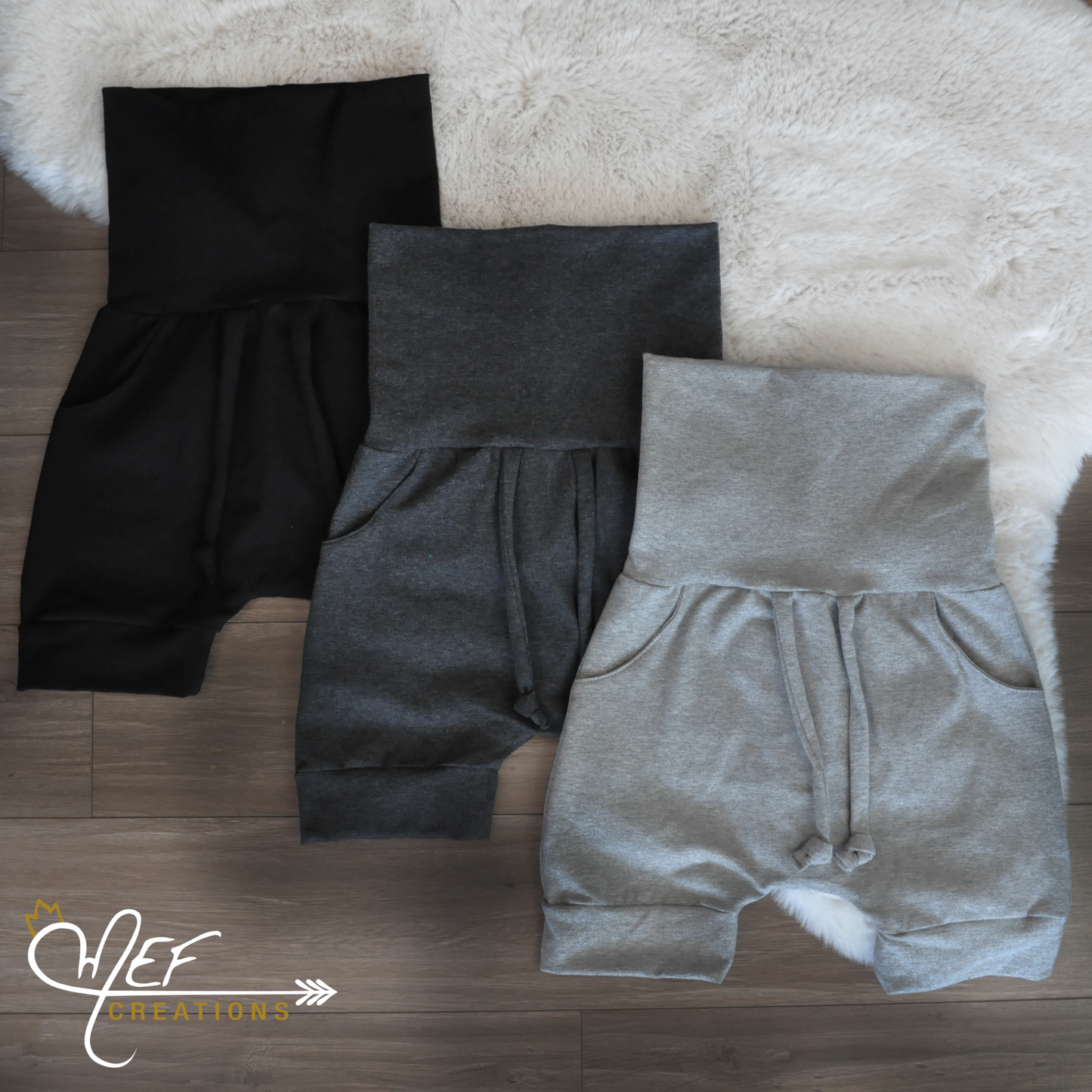 Short garçon et short fillette, LOT de 3