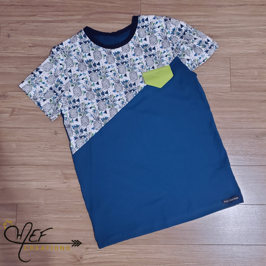 T-shirt homme ananas, PRÊT-À-PARTIR, Moyen/ médium