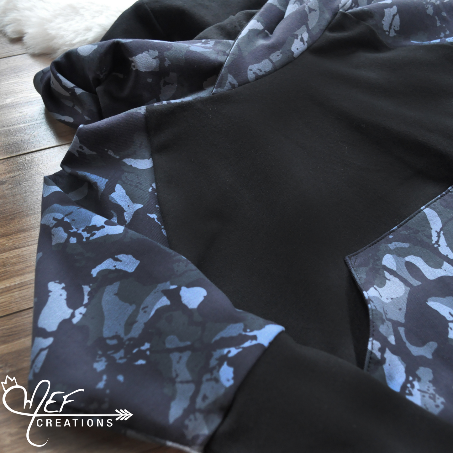 Hoodie garçon camouflage