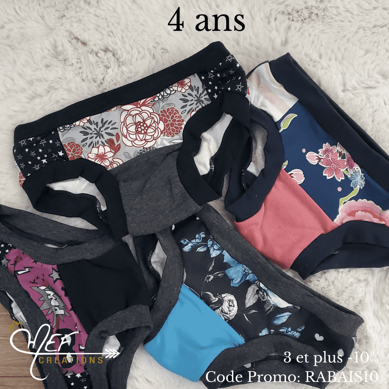 1x sous-vêtement fille ☆MYSTÈRE☆, prêt-à-partir