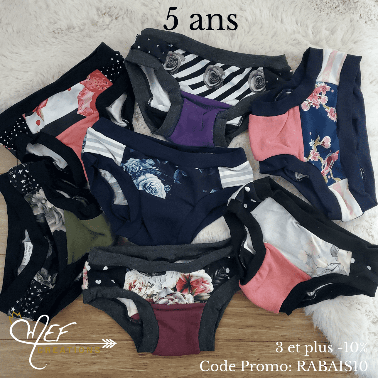 1x sous-vêtement fille ☆MYSTÈRE☆, prêt-à-partir