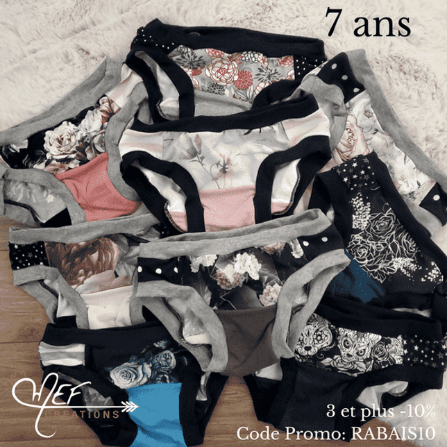1x sous-vêtement fille ☆MYSTÈRE☆, prêt-à-partir