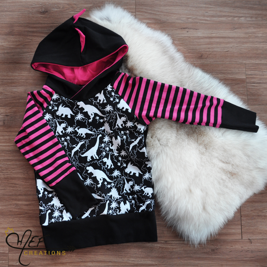 Hoodie dinosaure ROSE 1 à 3 ans