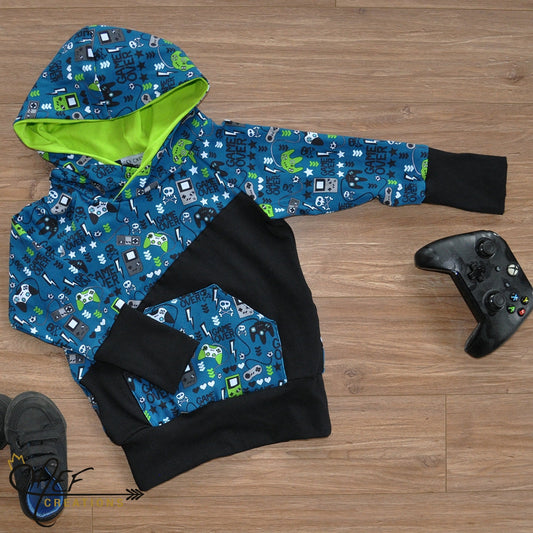 Hoodie jeux vidéo, MOTIF EXCLUSIF MEF