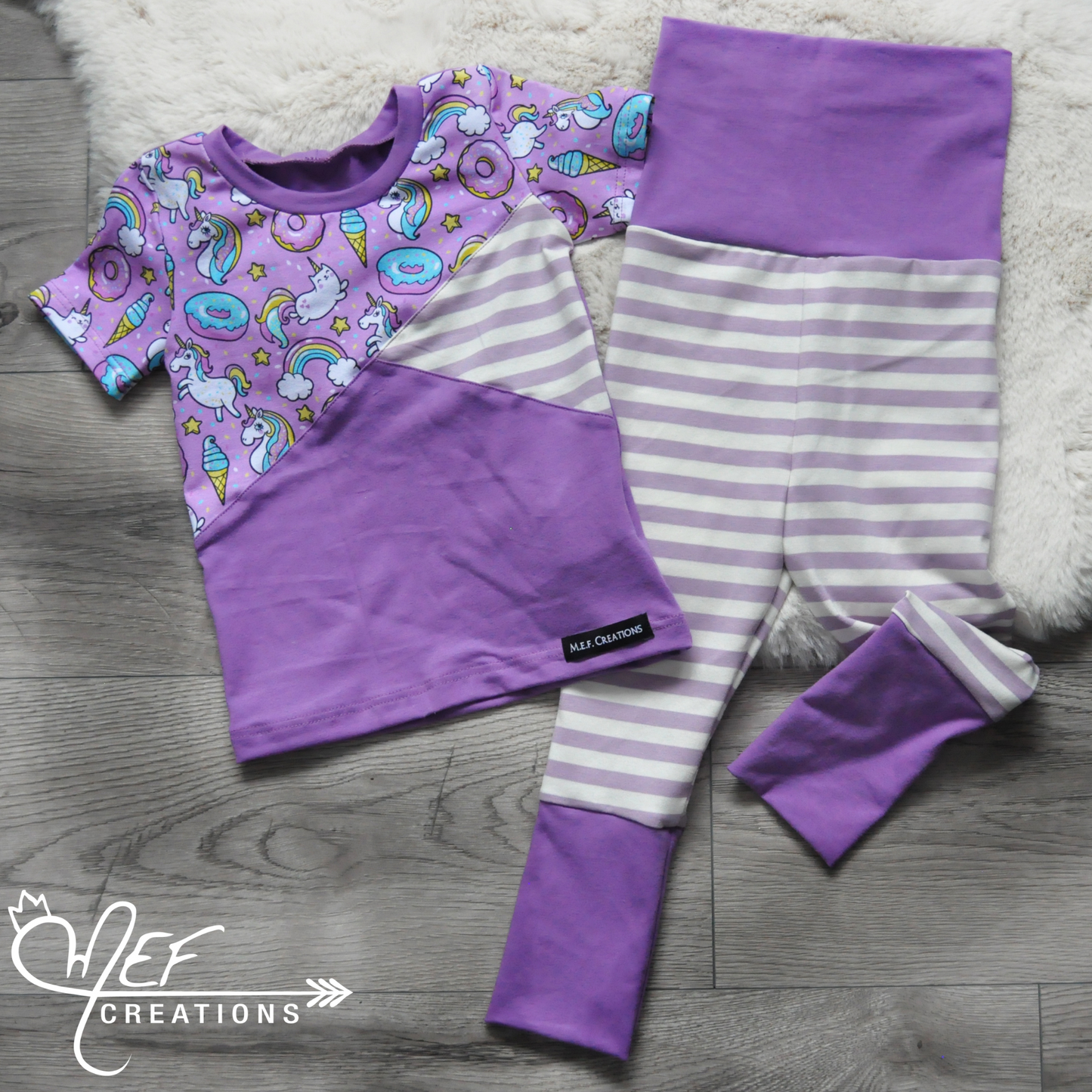 T-shirt chat licorne 1 à 3 ans