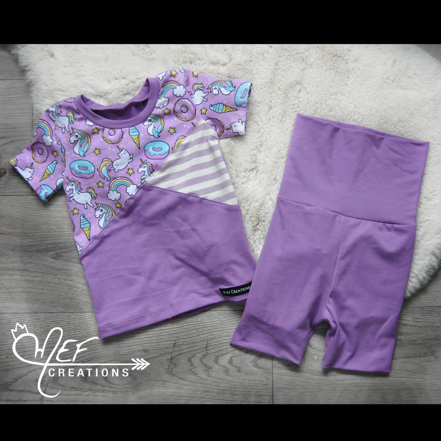 T-shirt chat licorne 1 à 3 ans