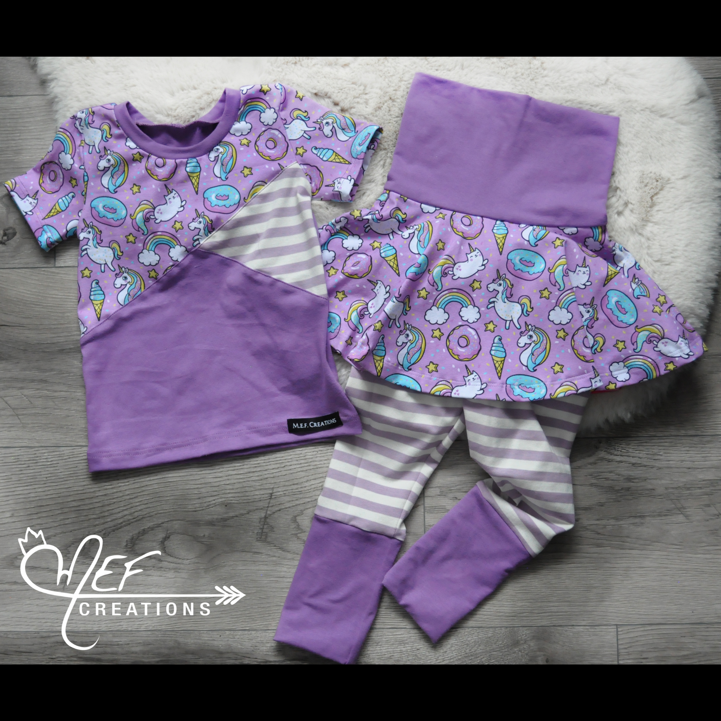 T-shirt chat licorne 1 à 3 ans