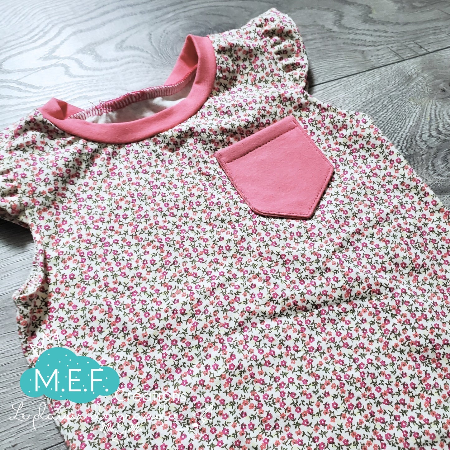 Ensemble fille, Jupe-short petit fleuris et débardeur, LIQUIDATION, 3 à 5 ans