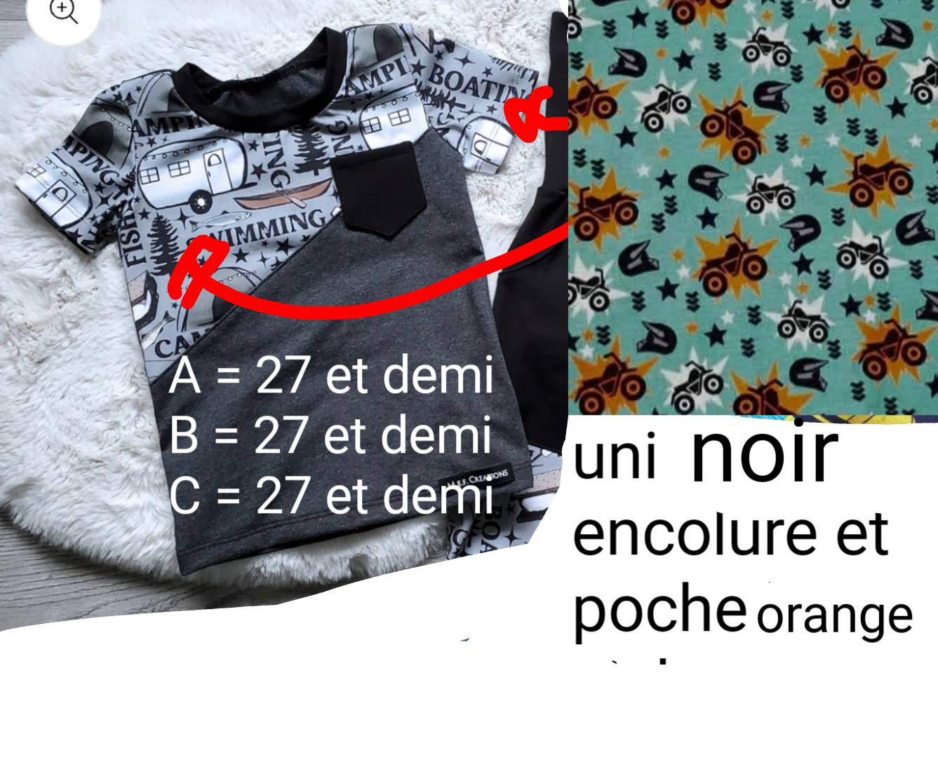 Commande personnalisé pour Liliane English, 3 t-shirt personnalisé