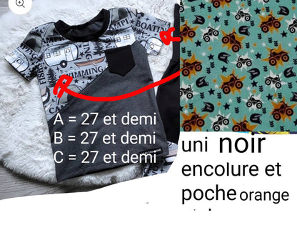 Commande personnalisé pour Liliane English, 3 t-shirt personnalisé