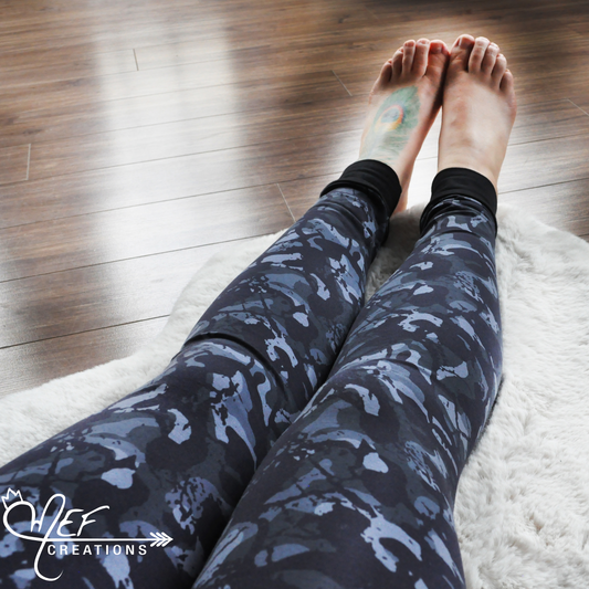 Legging femme camouflage