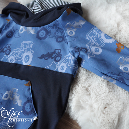 Hoodie garçon tracteur 5 À 7 ANS