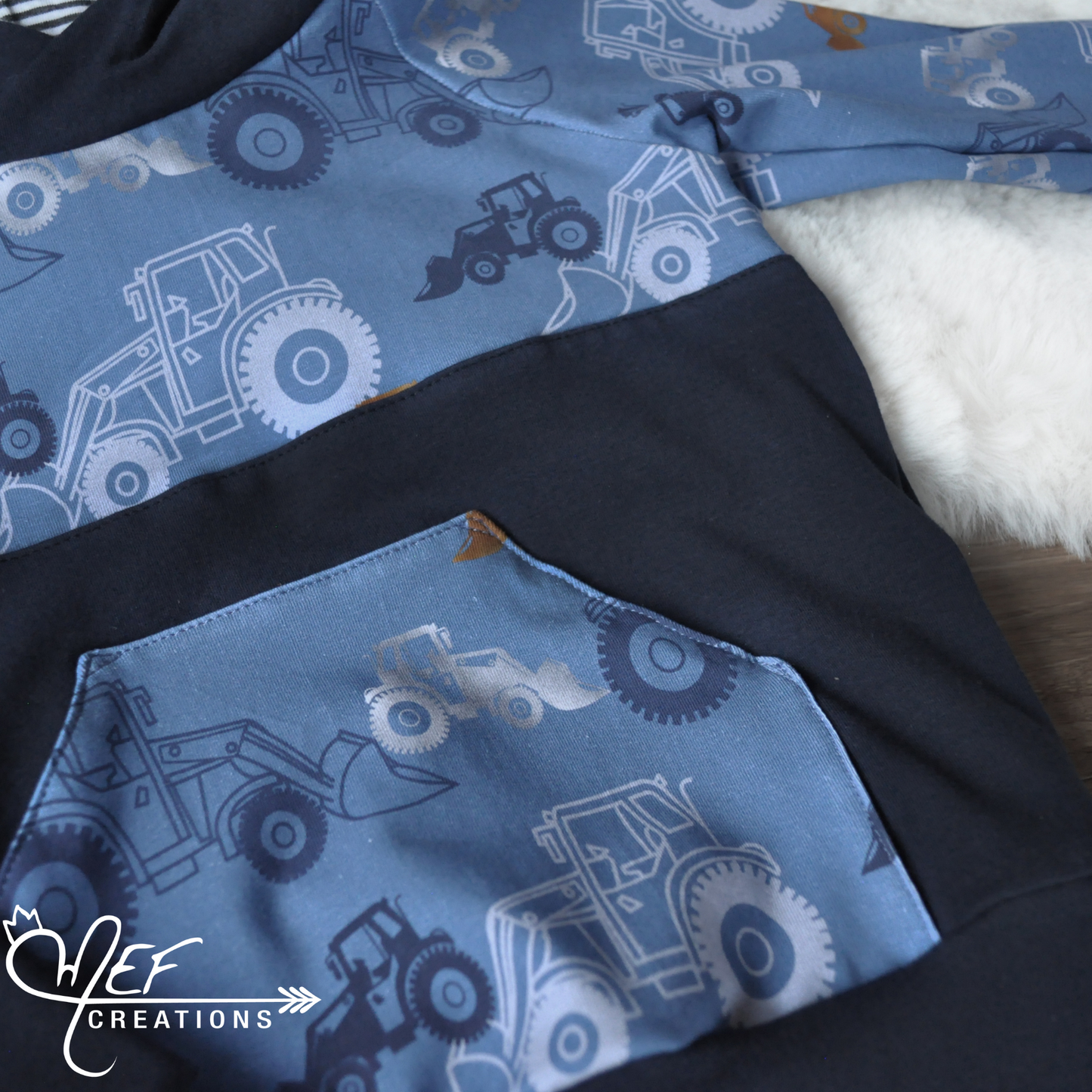 Hoodie garçon tracteur 5 À 7 ANS