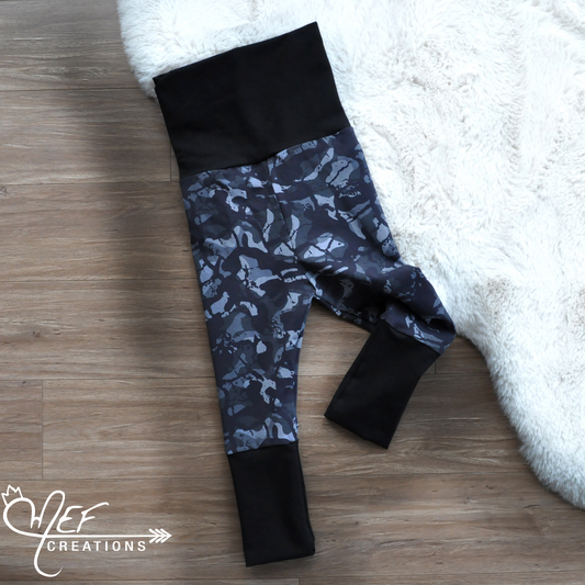 Legging fillette camouflage