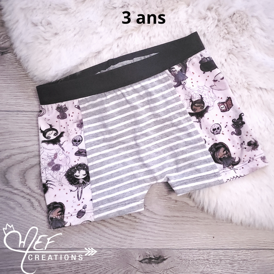 Boxer fille enfant 3 ans, prêt-à-partir, filles halloween