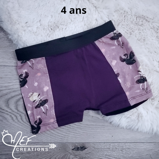 Boxer fille enfant 4 ans, prêt-à-partir, ballerine