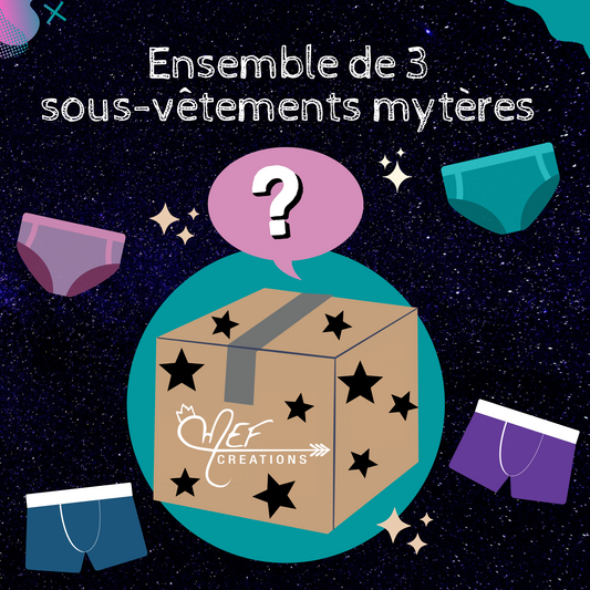 lot de 3 boxeurs garçon ☆MYSTÈRES☆ prêt-à-partir