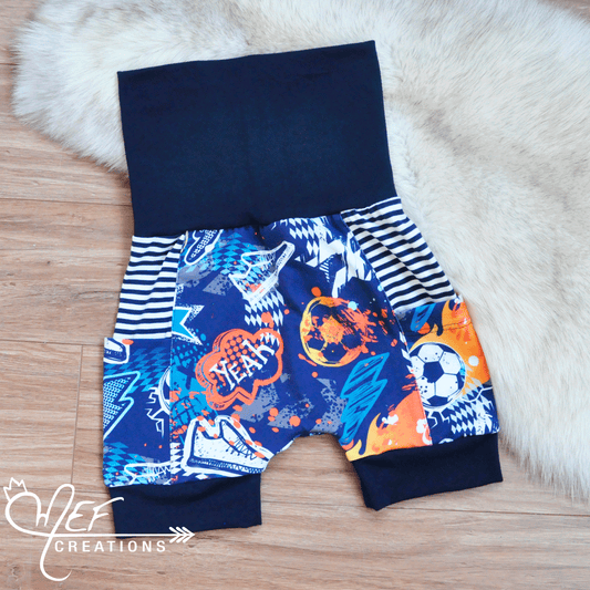 Short évolutif soccer à poche, coupe ample