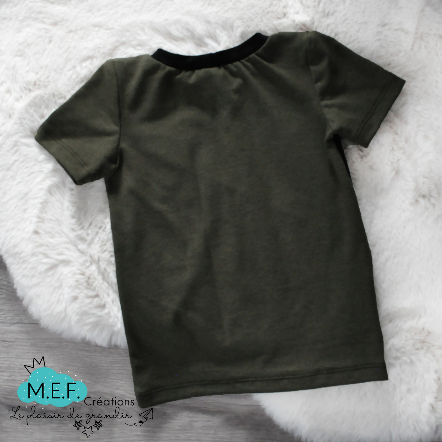 T-shirt cactus et khaki pour bébé et enfant